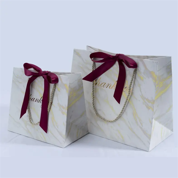 Marble Clothing Shopping Paper Bag